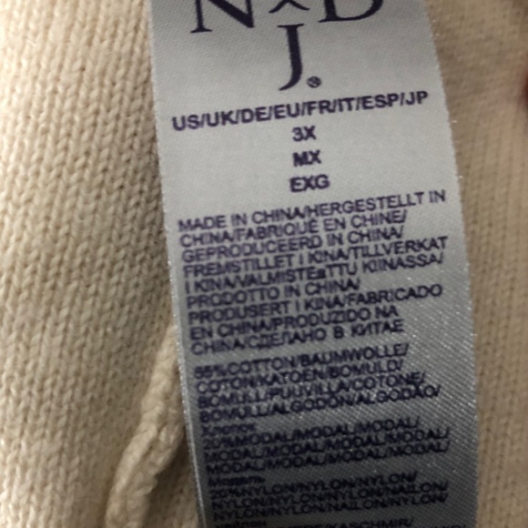 Elegant Striped Women's Sweater - Black, Gray, and Cream - Picture 3 of 3